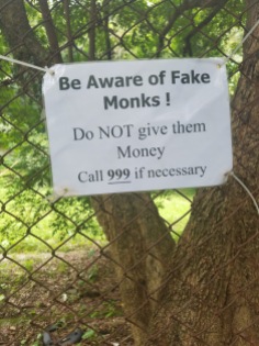 fake monks
